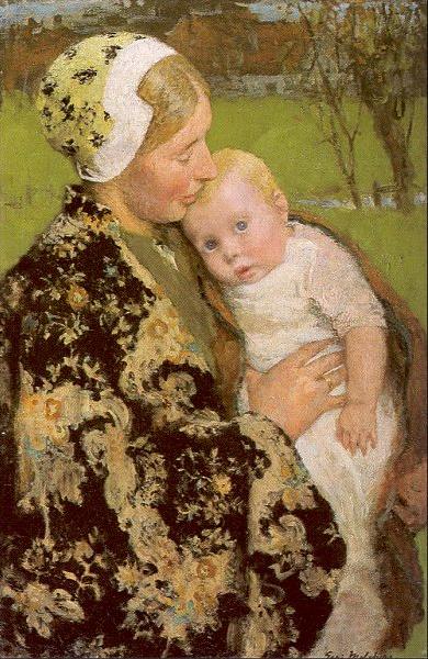 Melchers, Gari Julius Motherhood oil painting picture